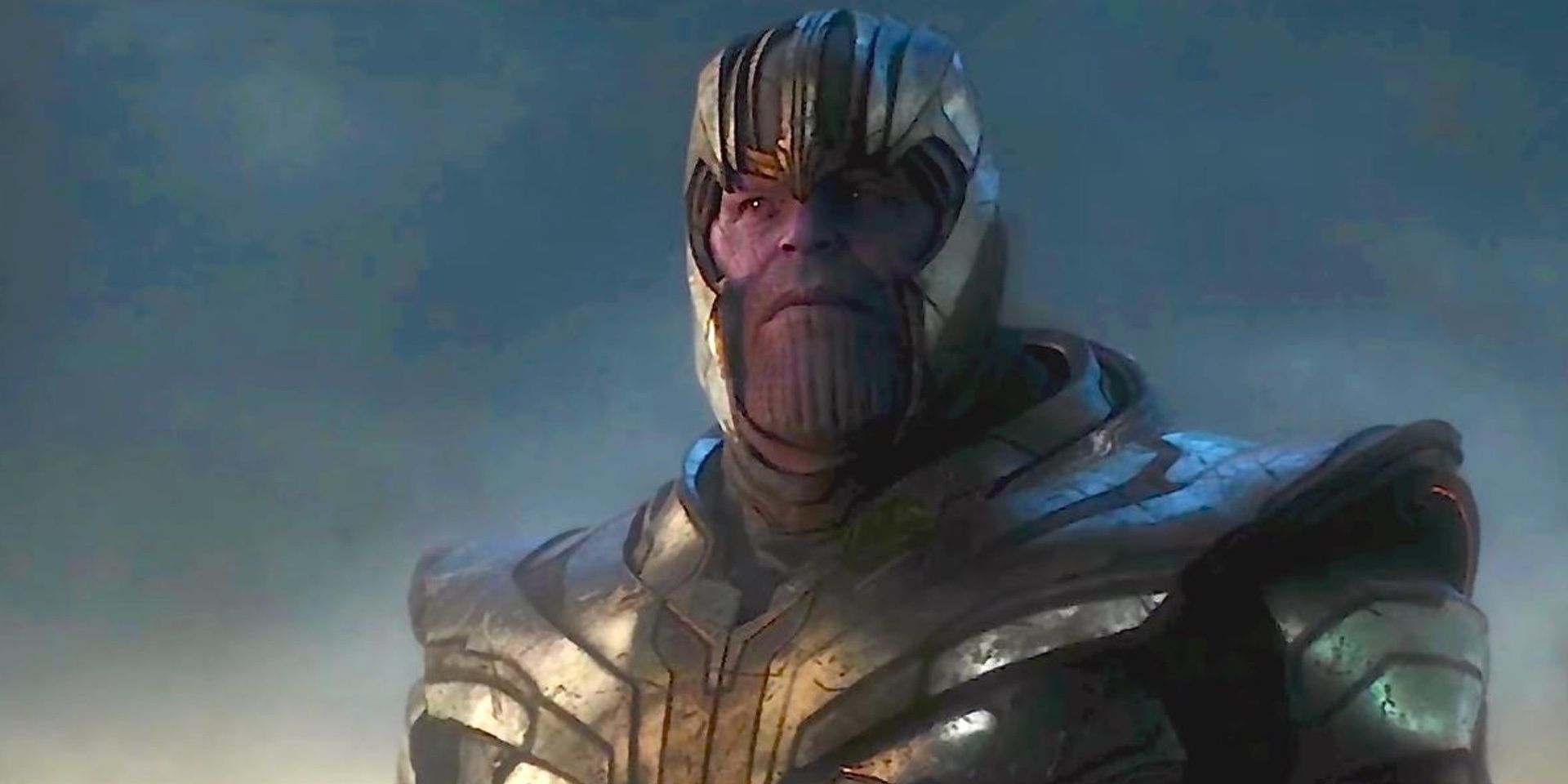 Thanos wearing armor.