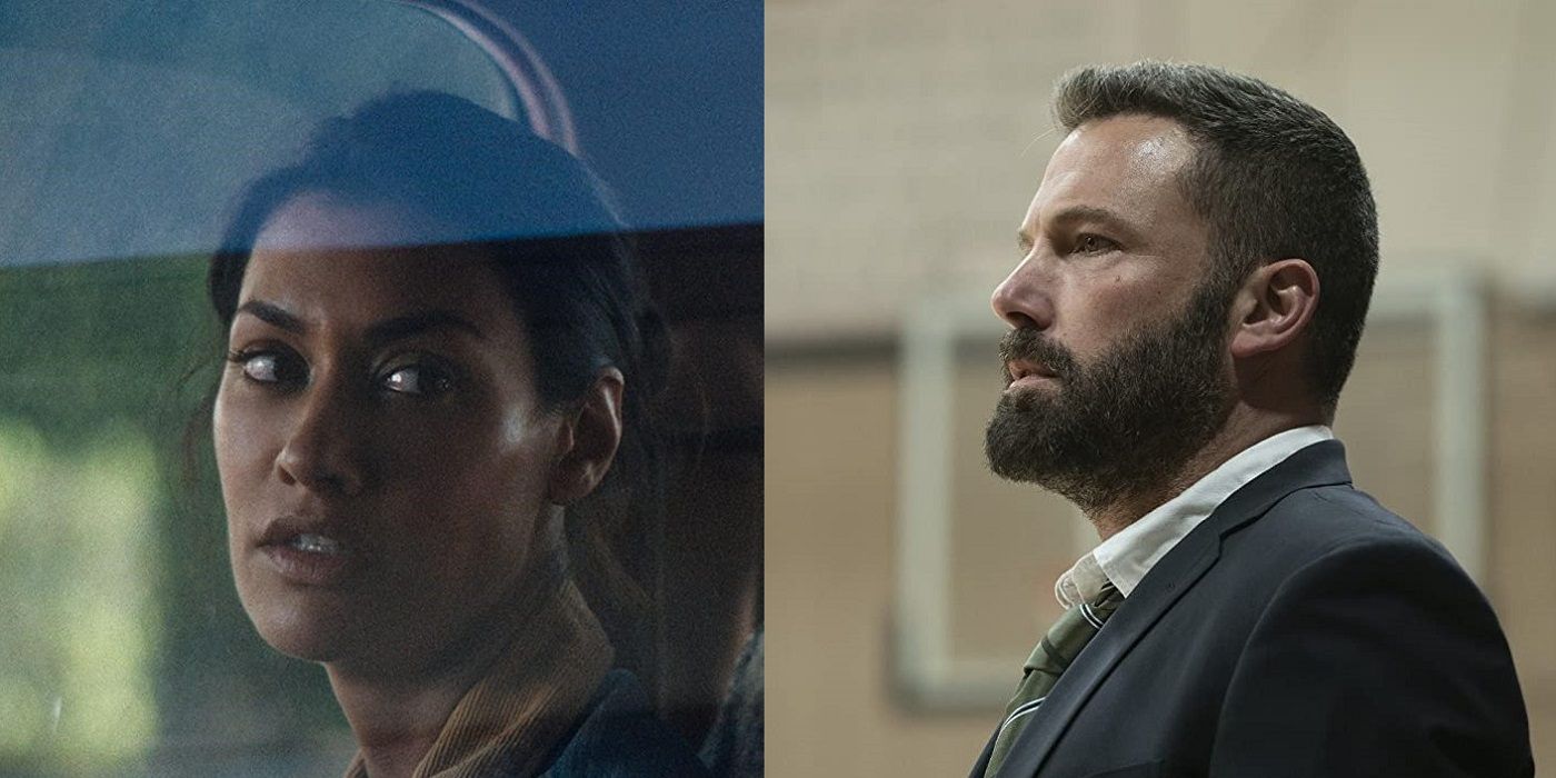 Janina Gavankar and Ben Affleck in The Way Back