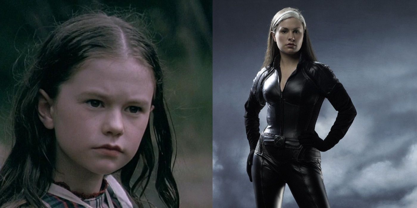 Anna Paquin in The Piano and X-Men Days of Future Past