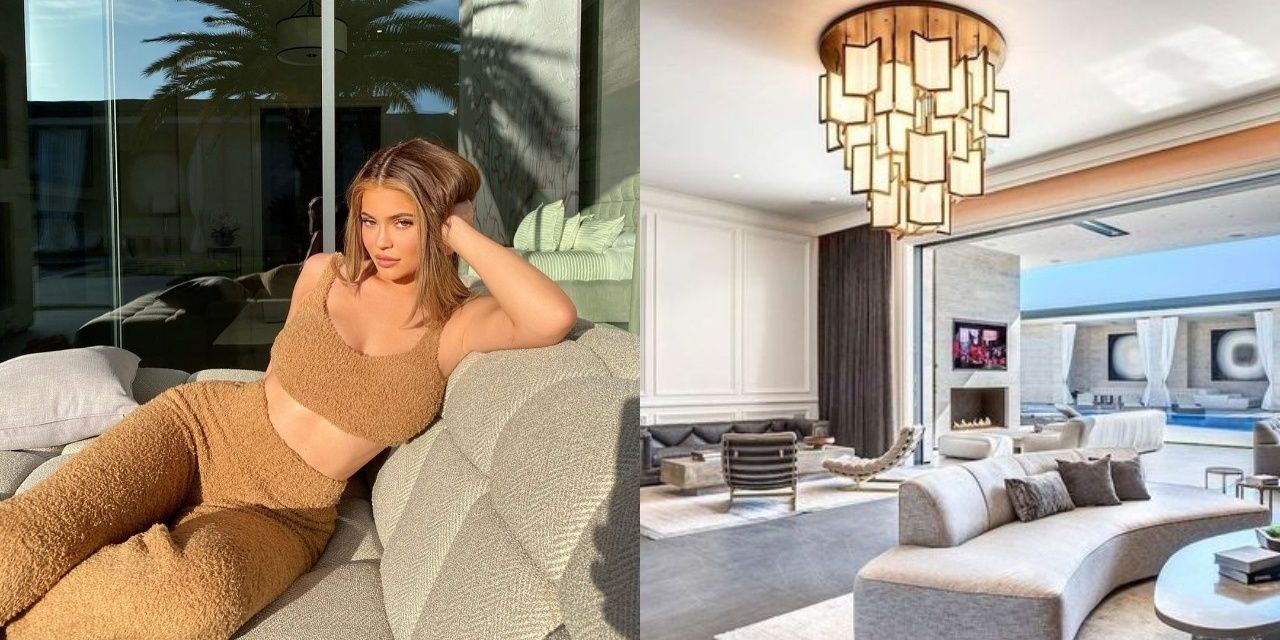 Kylie Jenner posing in nude SKIMS and a look at her Holmby Hills home.
