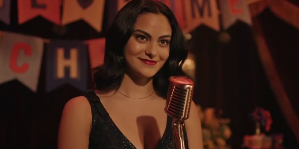 Veronica Standing IN Front of A Microphone On Riverdale