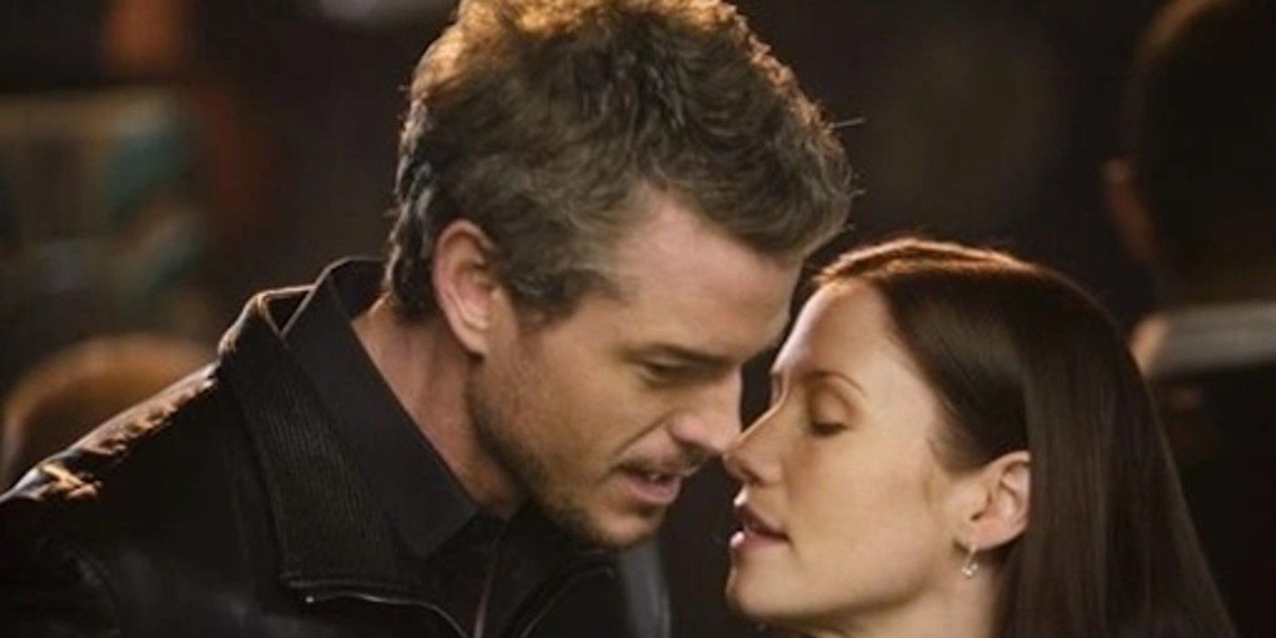 Mark and Lexie kiss on Grey's Anatomy