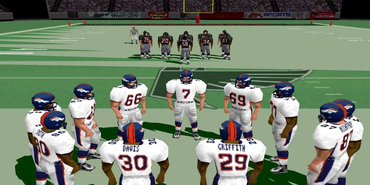 Falcons vs Broncos in Madden NFL 99