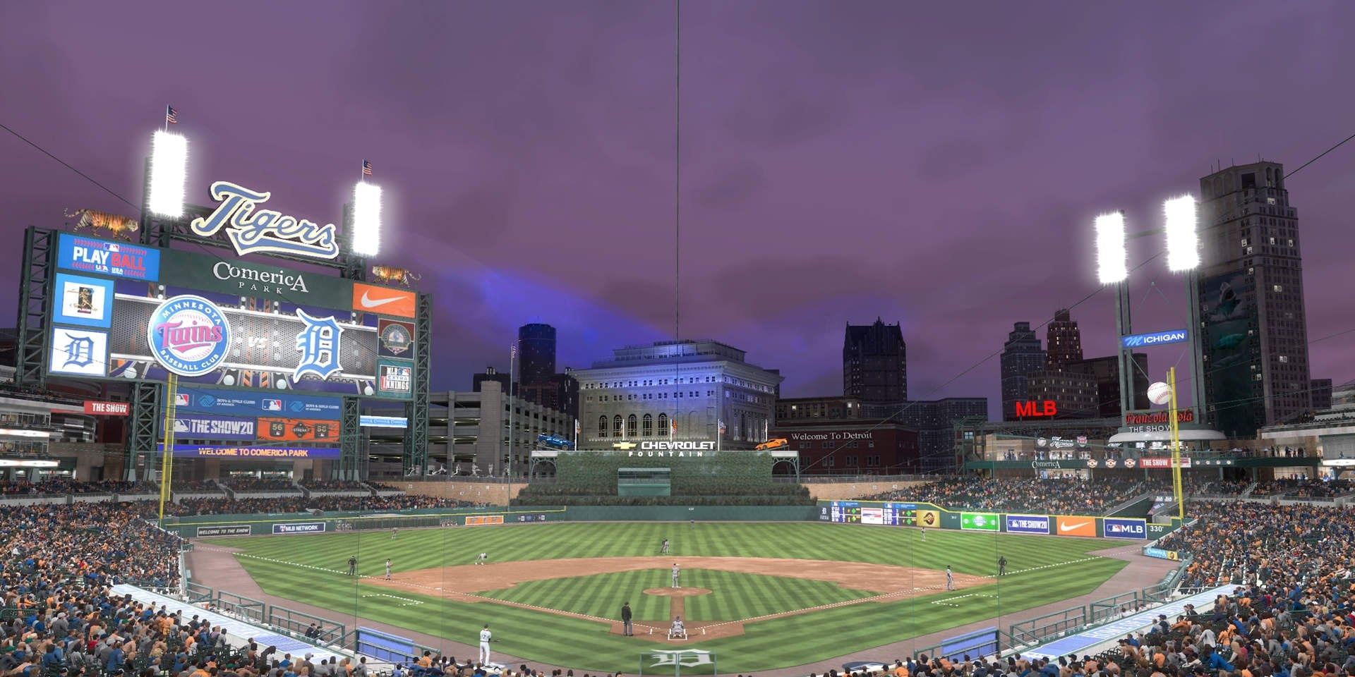 Comerica Park in MLB The Show 21