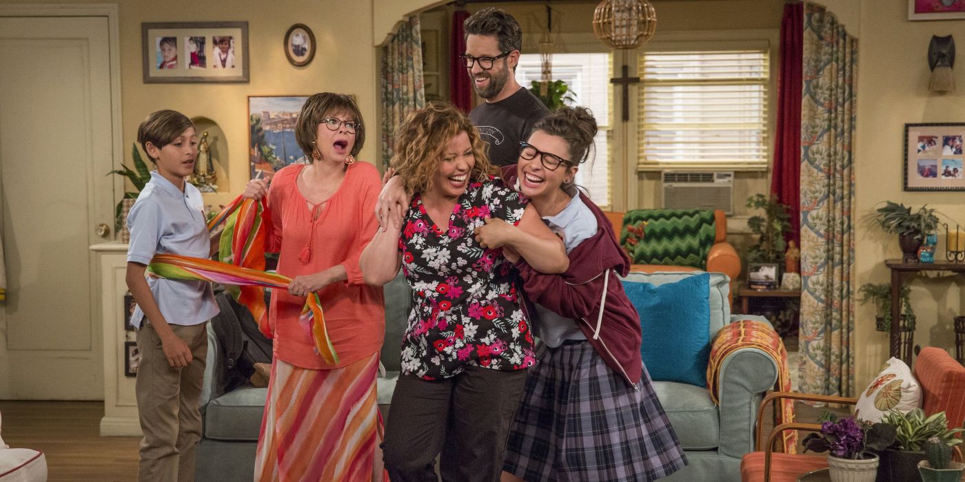 one day at a time cast laughs and hugs