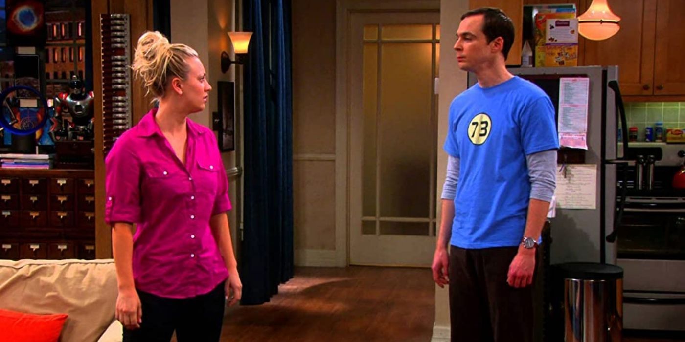Penny and Sheldon fight it out on The Big Bang Theory.