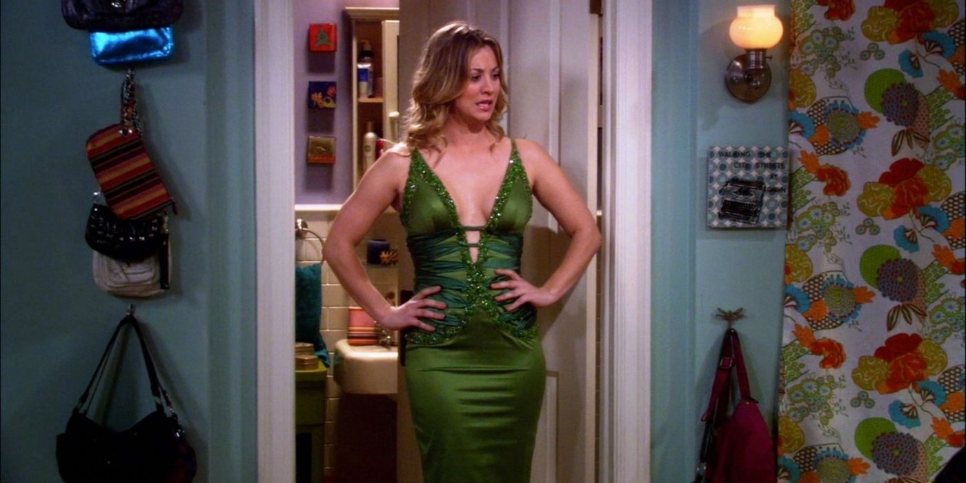 penny trying on dresses - tbbt