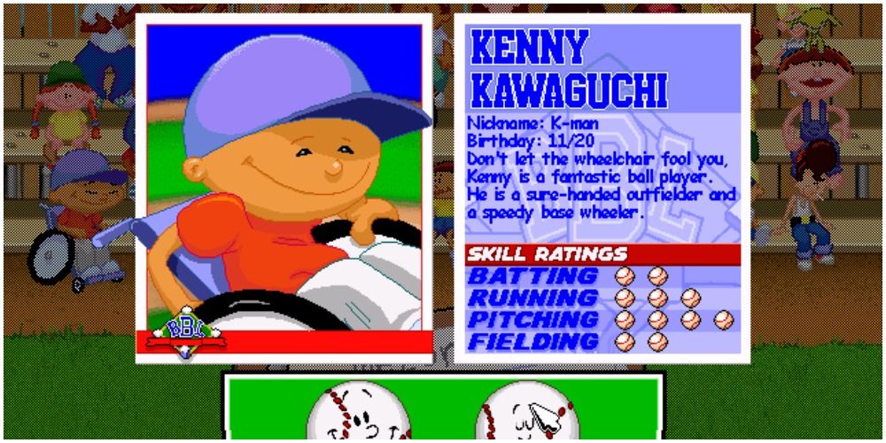 Kenny Kawaguchi from Backyard Baseball