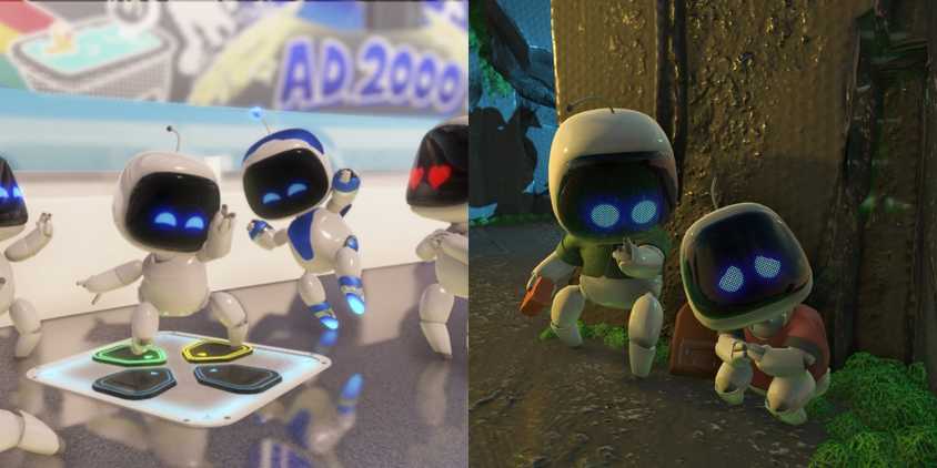 Dance Dance Revolution and The Last of Us references in Astro's Playroom
