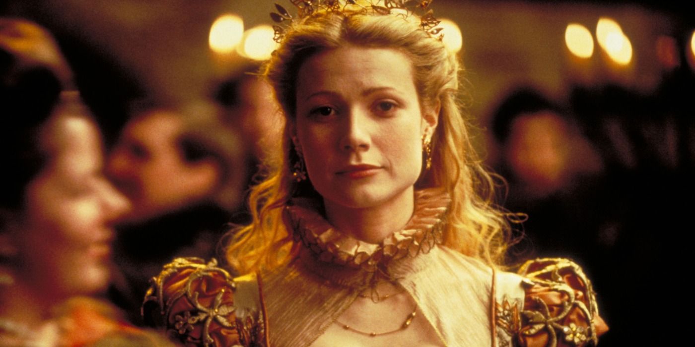 Gwyneth Paltrow in a classical dress in Shakespeare in Love