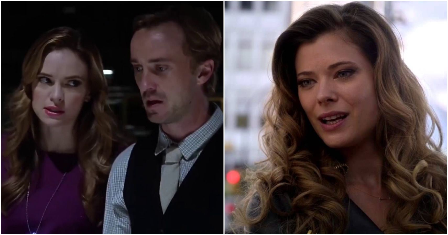 The Flash feature split image Caitlin with Julian and Lisa Snart