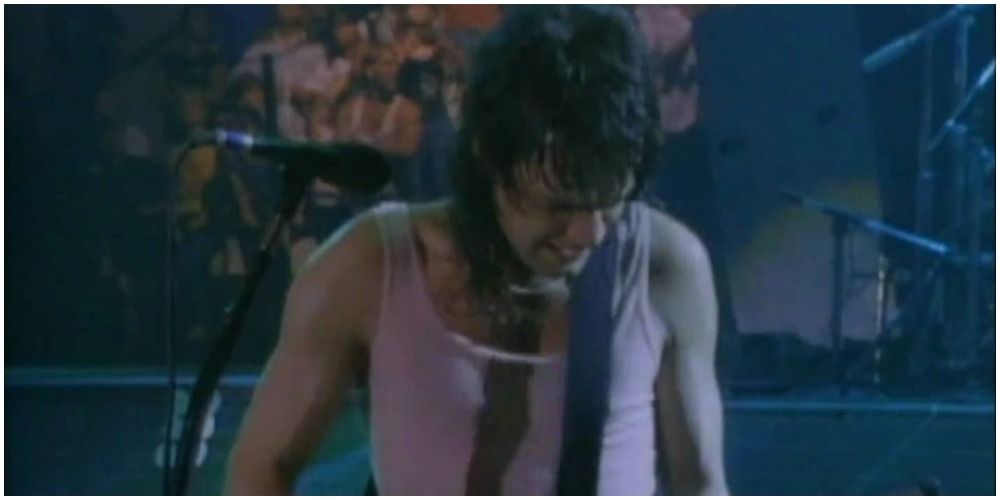 Still from Van Halen - Ain't Talkin' 'Bout Love video