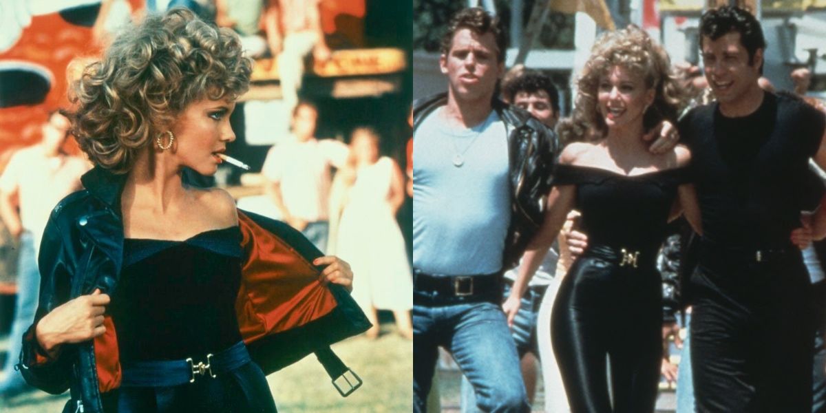 Sandy arrives at the school carnival in Grease