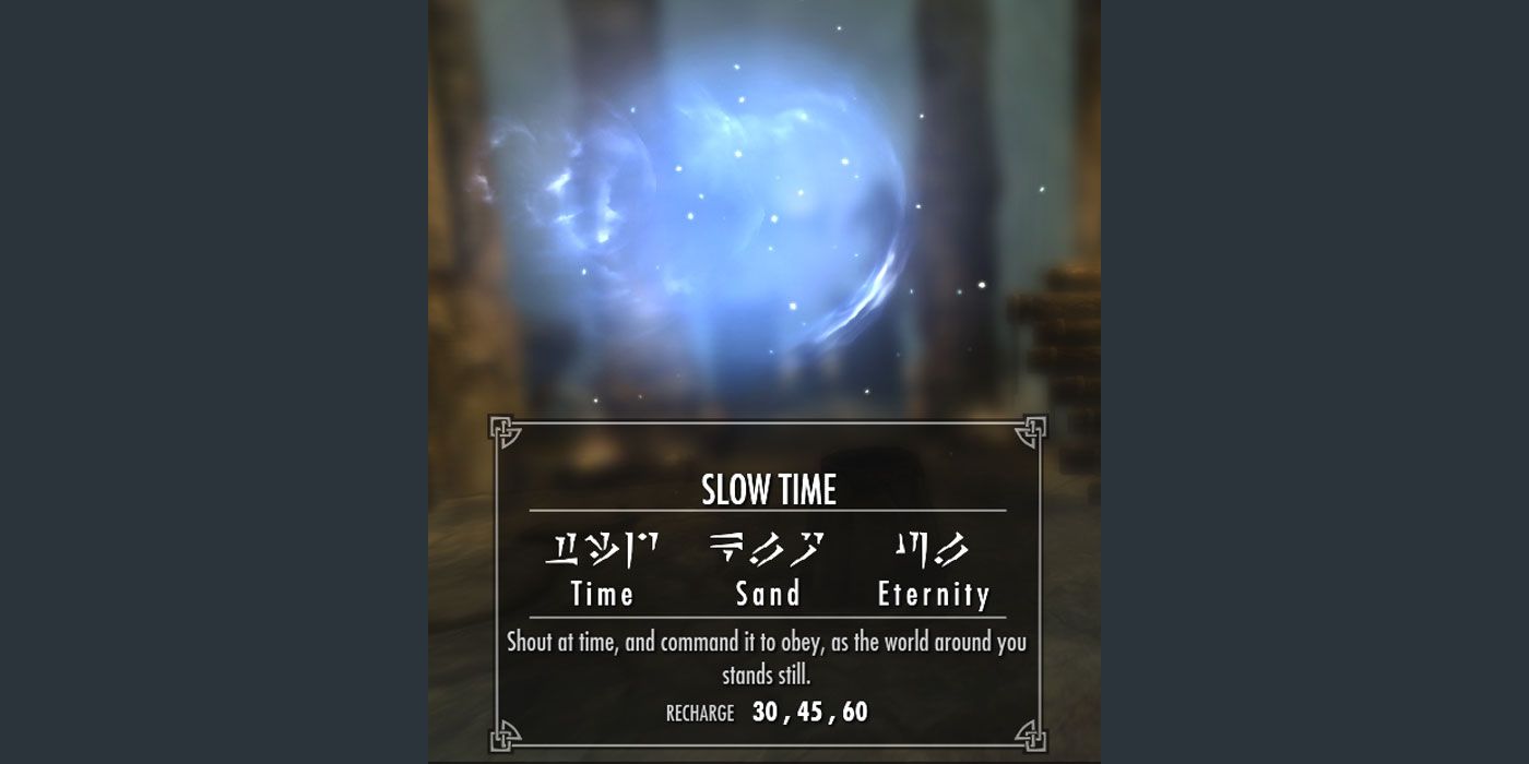 Elder Scrolls: Every Dragonshout In Skyrim, Ranked Worst To Best Slow Time