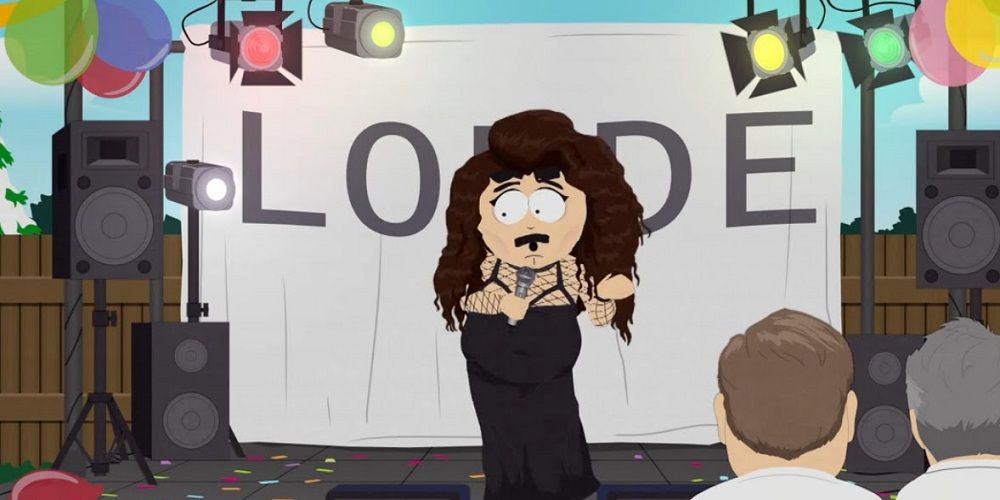Randy as Lorde in South Park