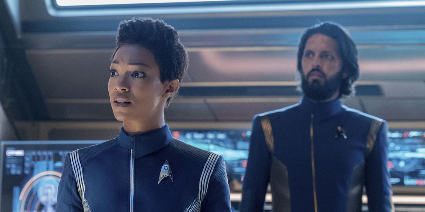 Michael and Voq aboard the Discovery in Star Trek: Discovery