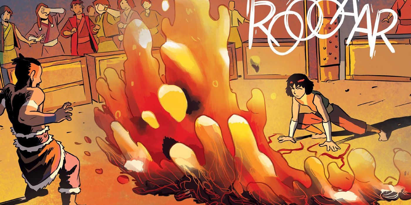 Avatar The Last Airbender Introduces Sun the Lava Bender