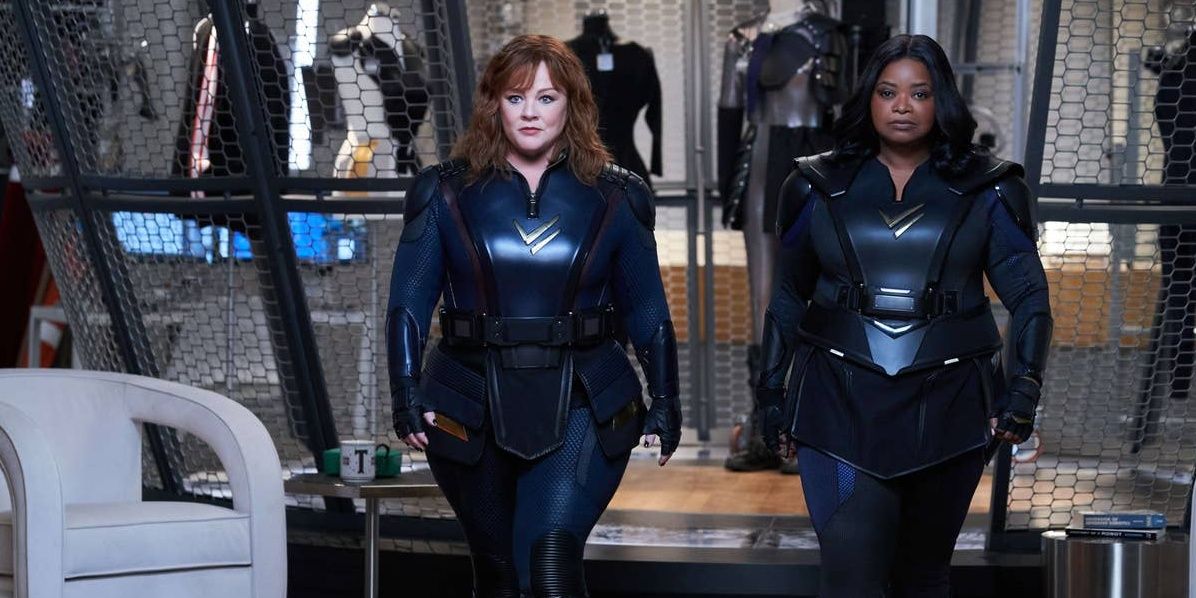 Melissa McCarthy and Octavia Spencer in Thunder Force.