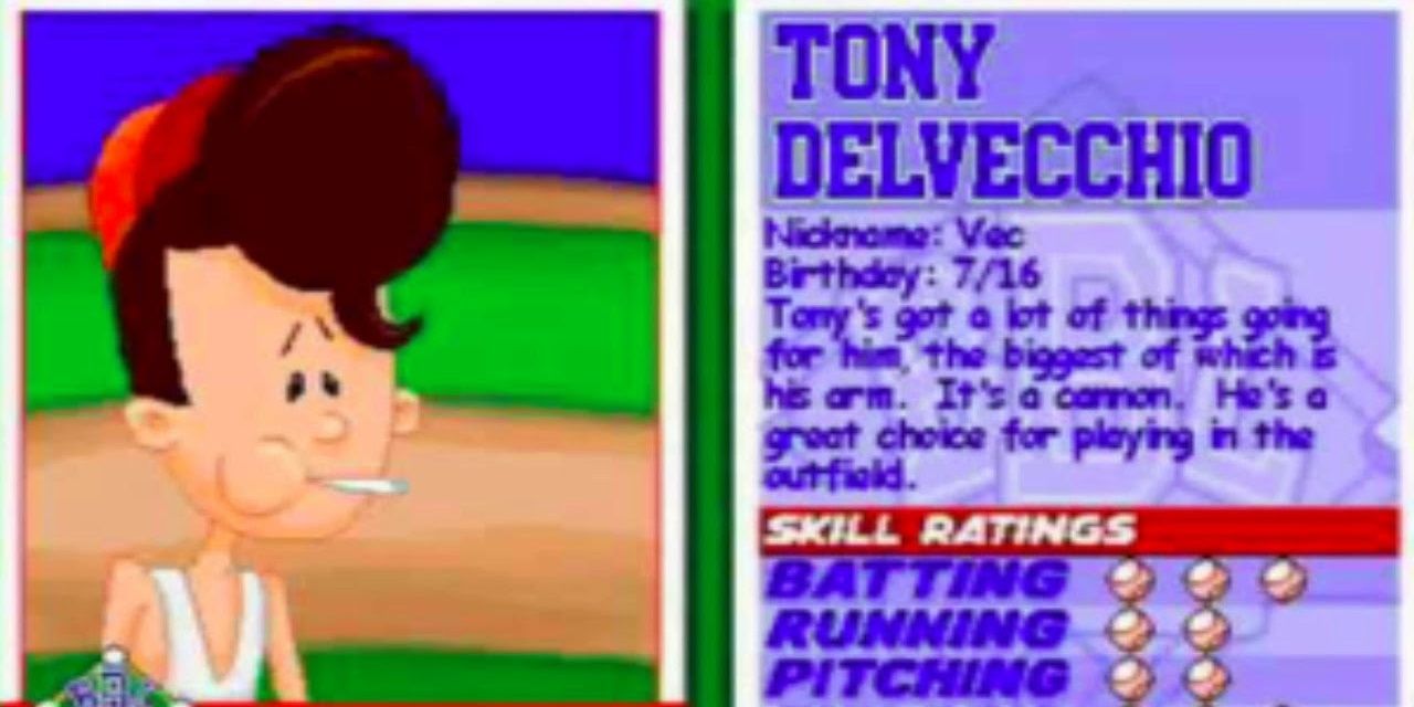 Tony Delvecchio from Backyard Baseball