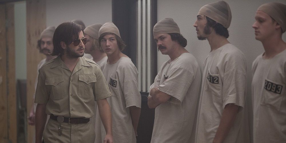 Prisoners harassed by guard in The Stanford Prison Experiment