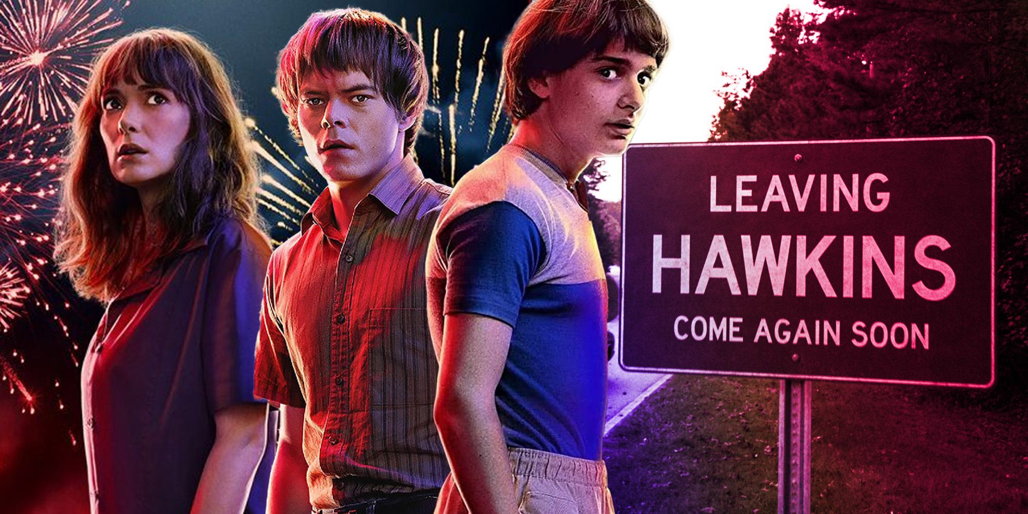 why the byers family left hawkins Stranger things
