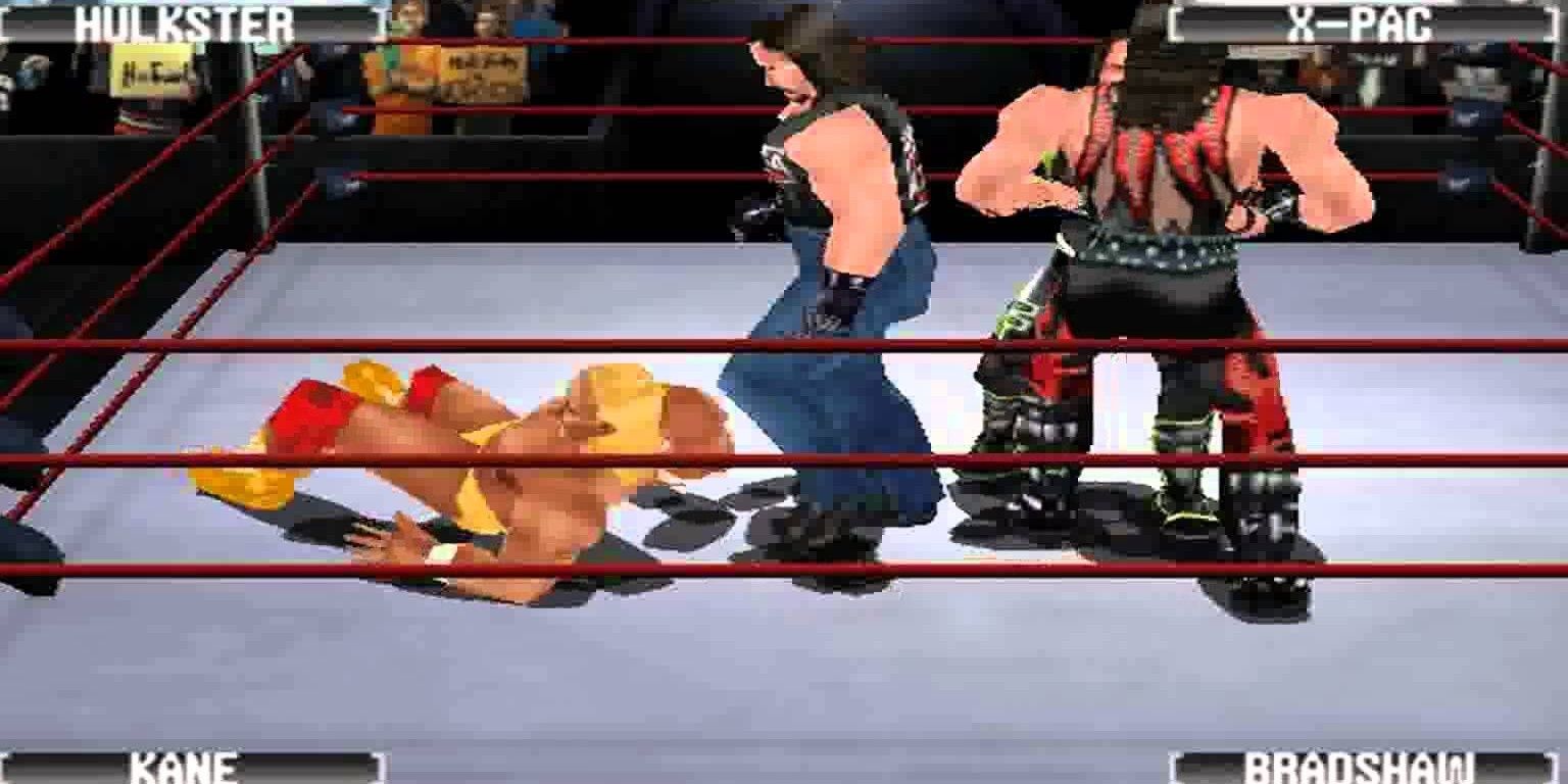 A match in WWF No Mercy