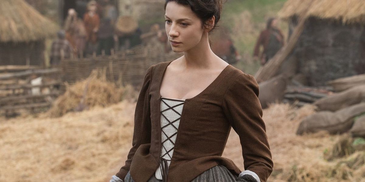Claire walking to the stable
