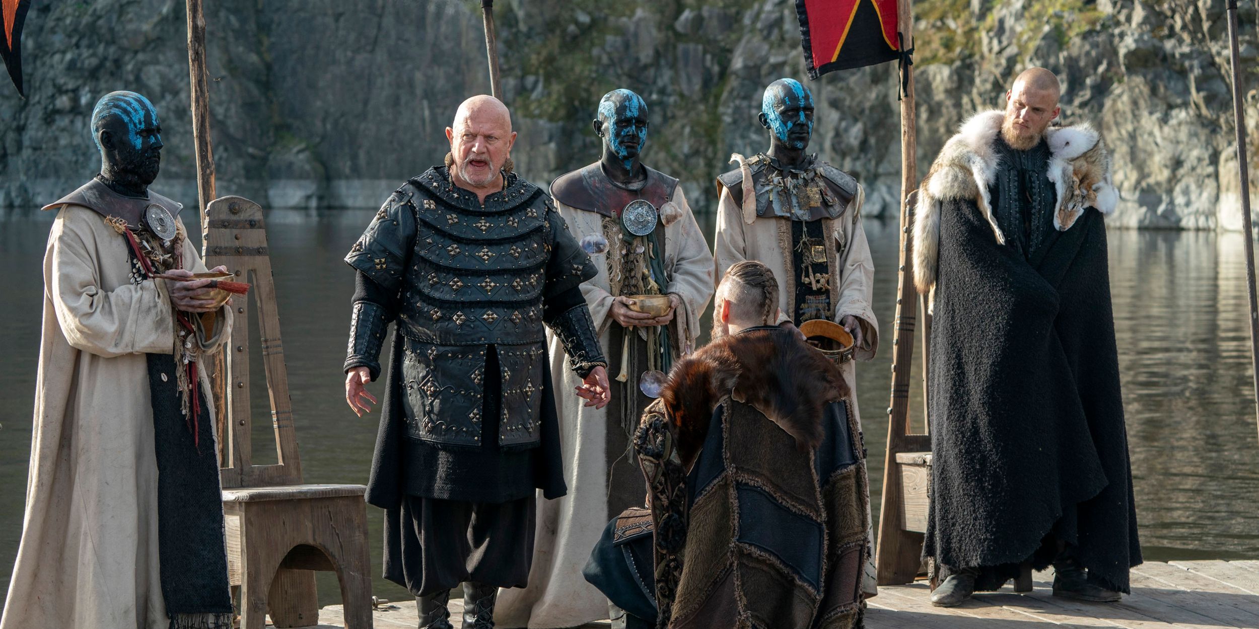 King Olaf crowns King Harald as the King of All Norway in Vikings S06