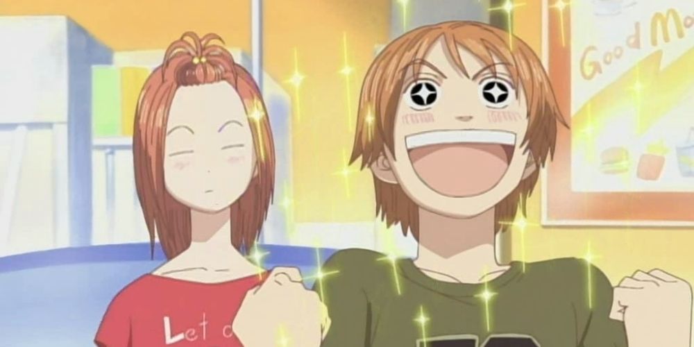 Risa and Atsushi from the anime Lovely Complex.