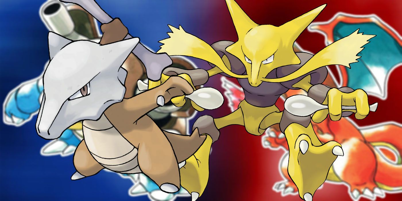 The famous Gen 1 traded evolution Pokémon, but only Alakazam keeps his  Psychic background with Lucky Shimmer. : r/TheSilphRoad