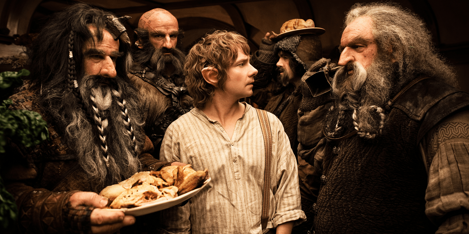 The dwarves in Bilbo's home