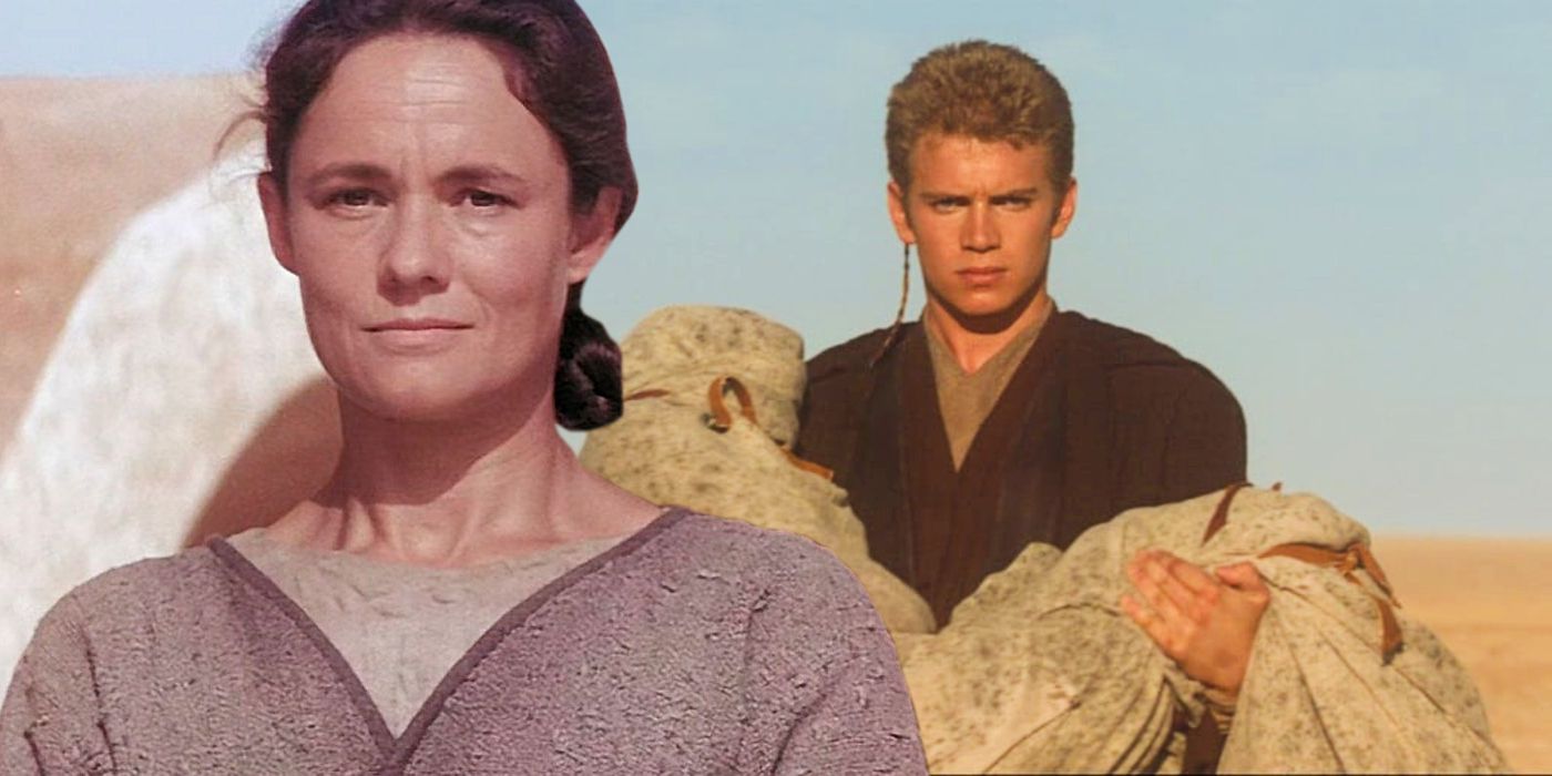 Anakin and Shmi Skywalker in Star wars