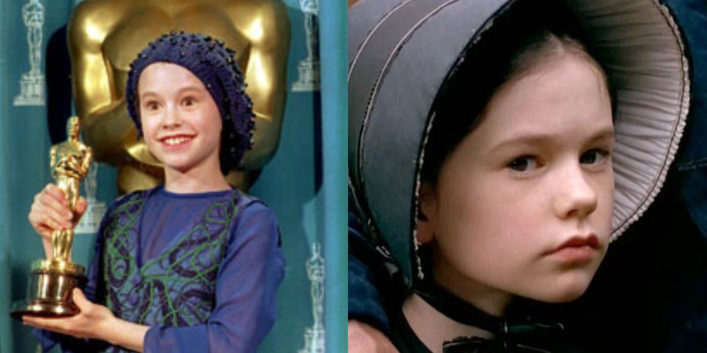 Anna Paquin with her Oscar, Anna Paquin in a still from The Piano