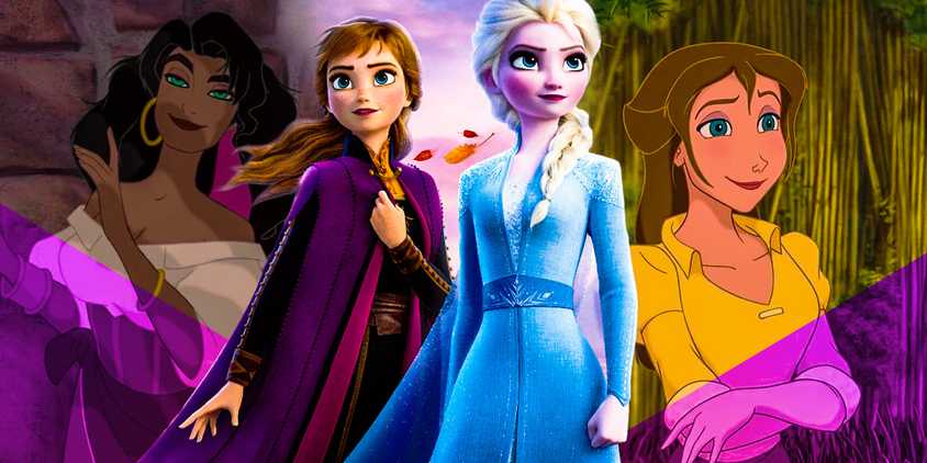 Anna and elsa frozen Esmerelda Jane tarzan