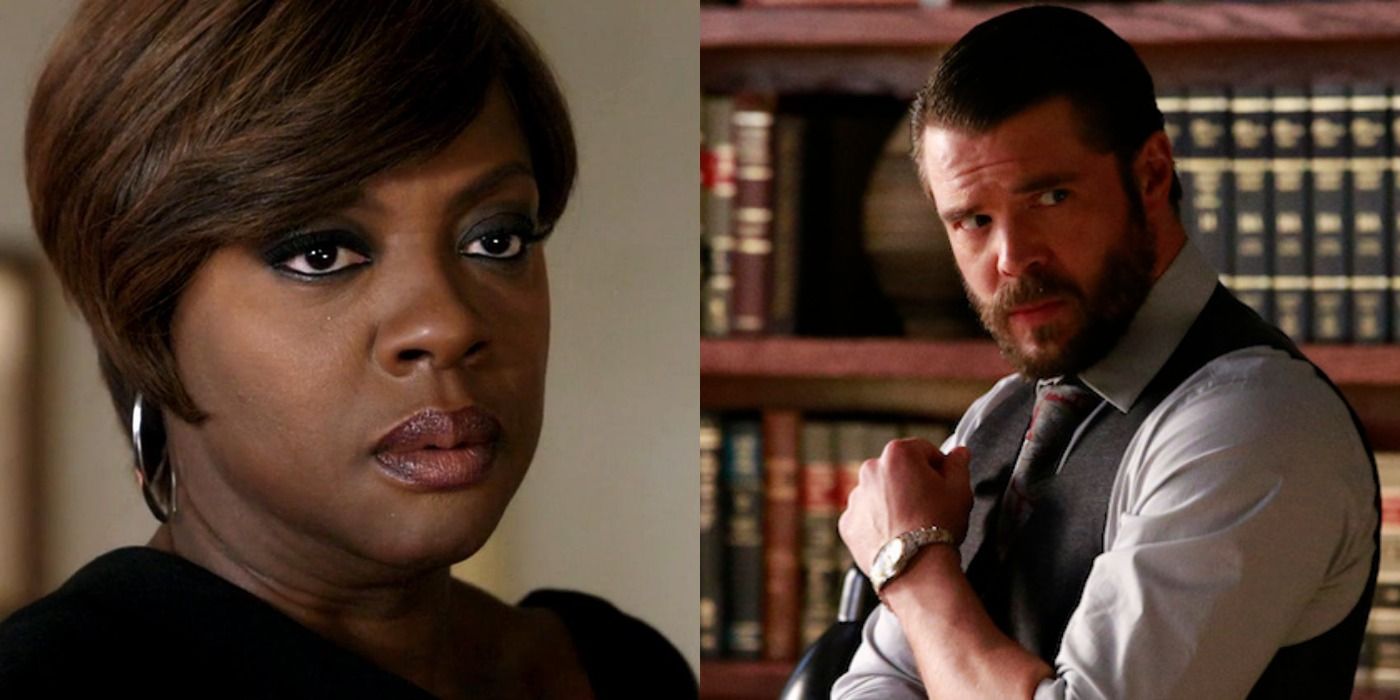 Annalise Keating Frank Delfino How To Get Away With Murder split image