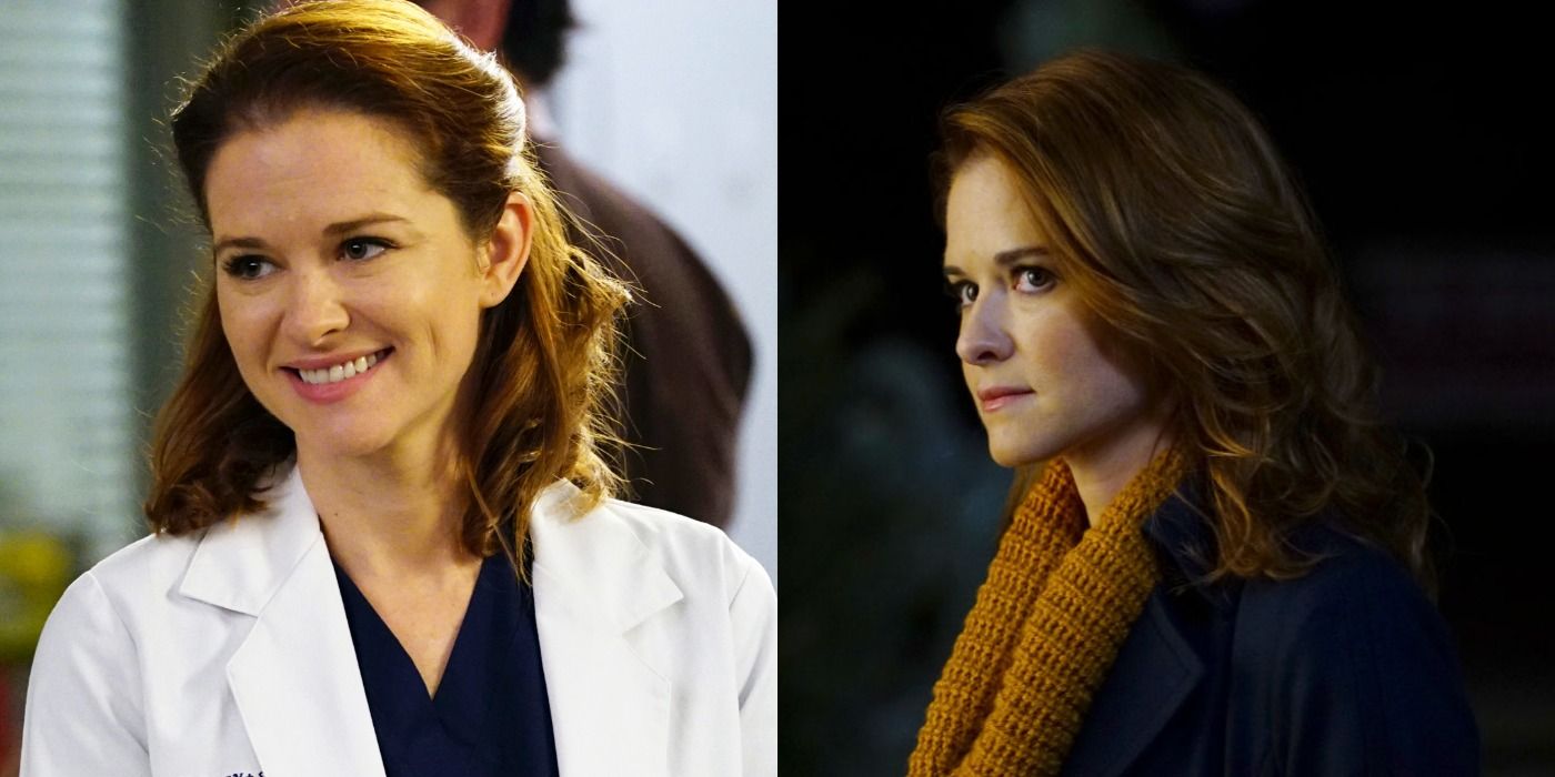 April Kepner From Grey's Anatomy: Smiling at the hospital; profile on the street