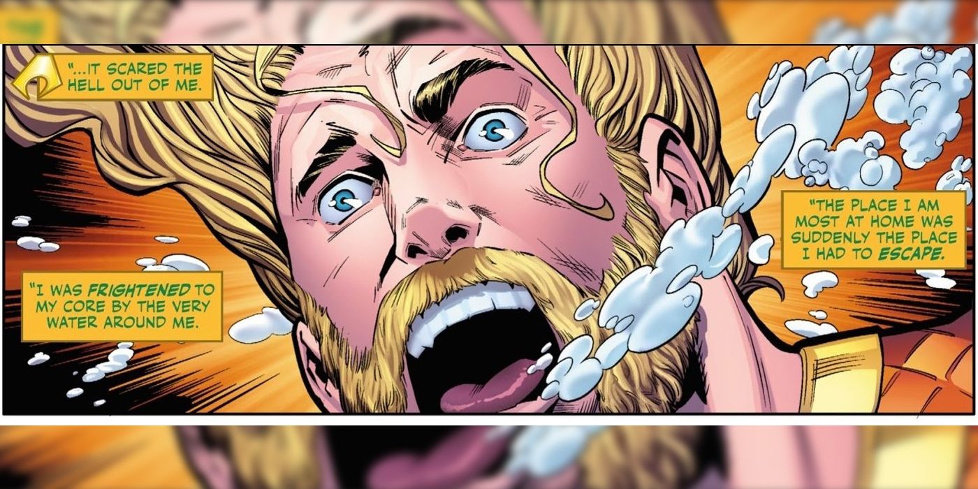 Aquaman's Greatest Weakness is Being Afraid of Water