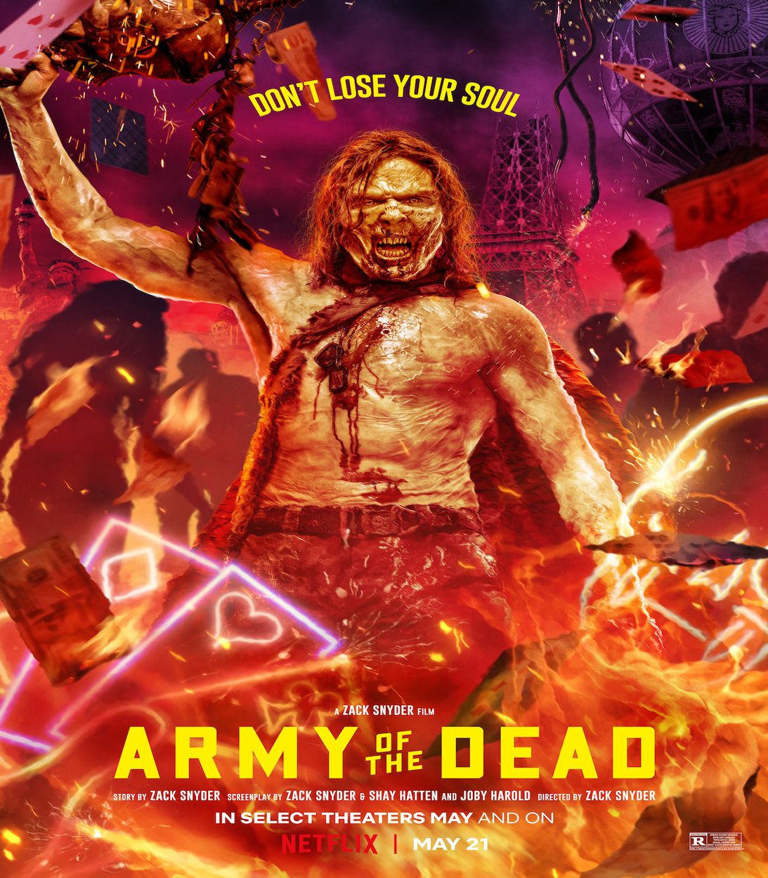 Army of the Dead character poster alpha zombie Zeus