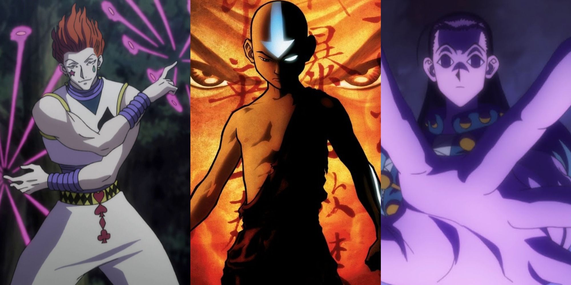 Avatar Hunter X Hunter Aang, Hisoka, Chrollo Featured Image