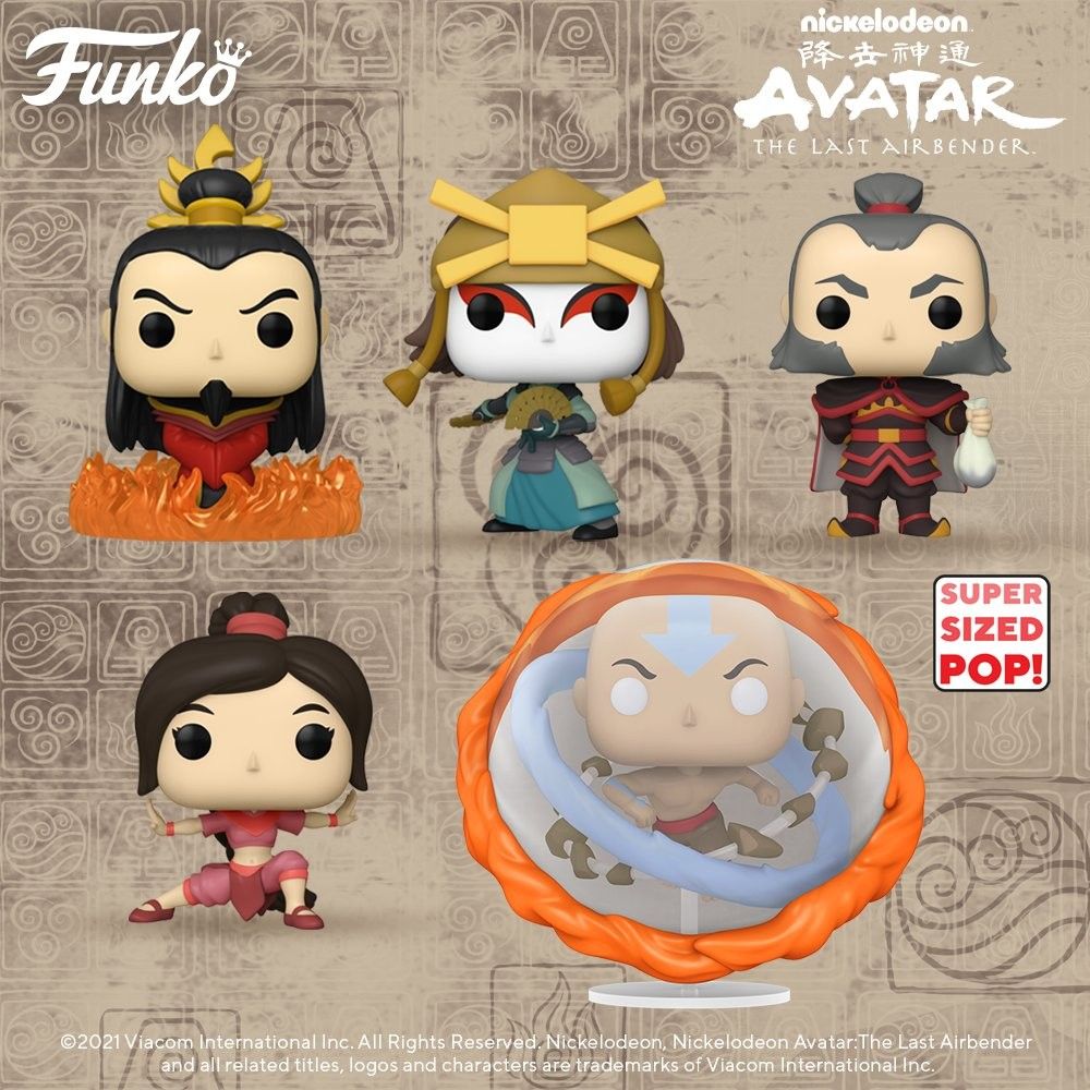 aang four elements funko