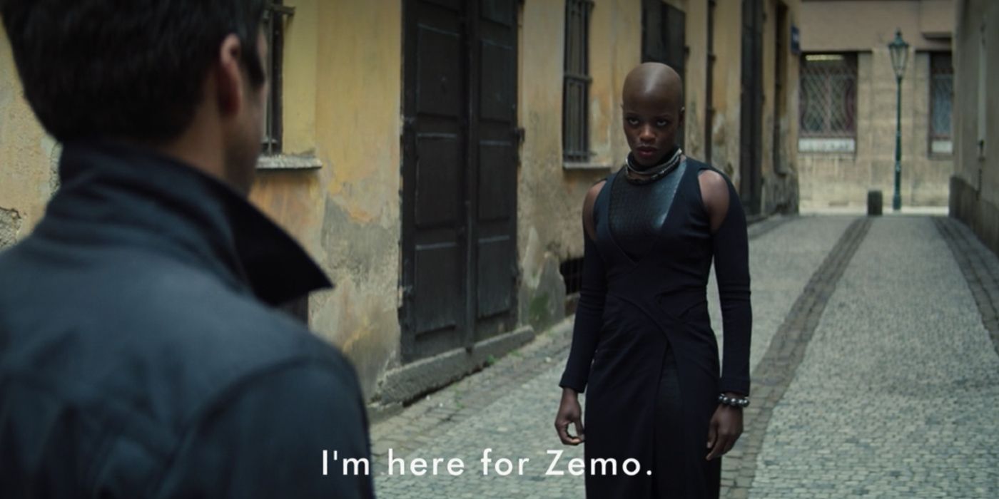 Aya and Bucky in Falcon and Winter Soldier
