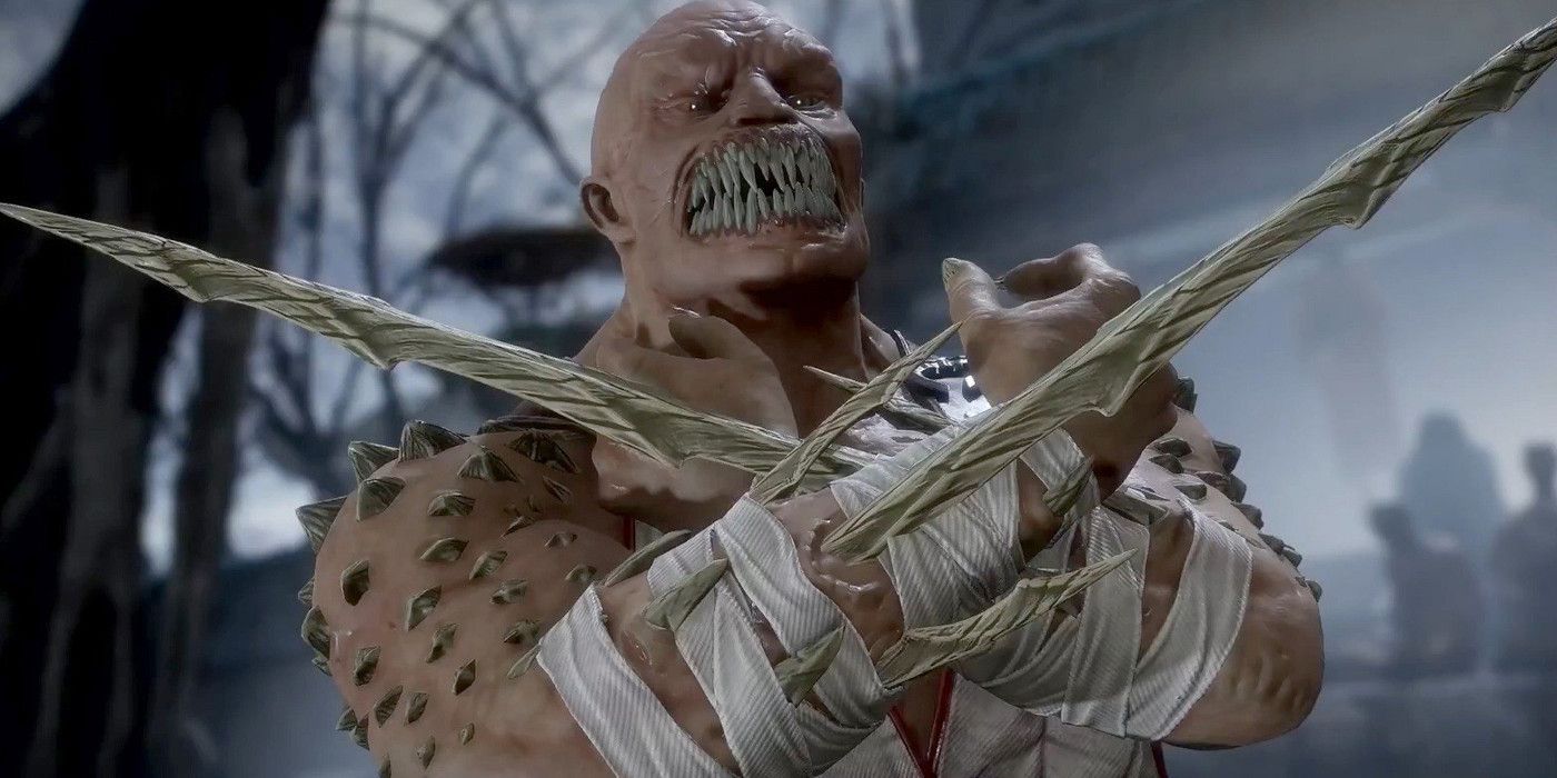 Baraka crosses his blades in Mortal Kombat 11