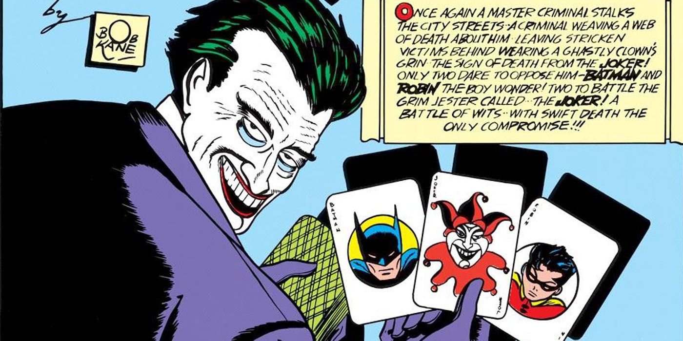 Joker in the very first issue of Batman.