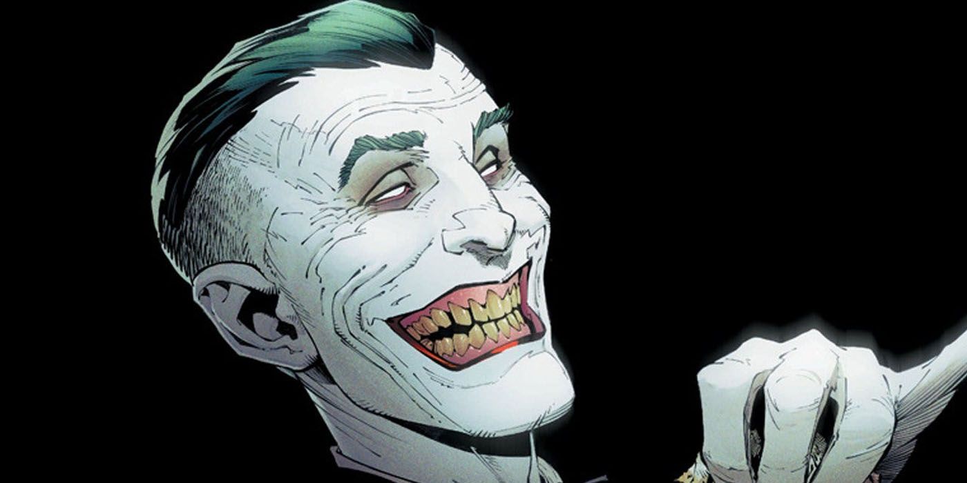 Joker laughing in Batman: Endgame.