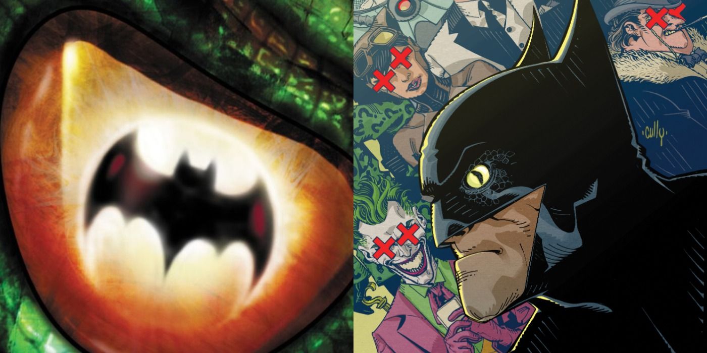 Batman: Reptilian cover and variant cover teasing the reptile-themed villain