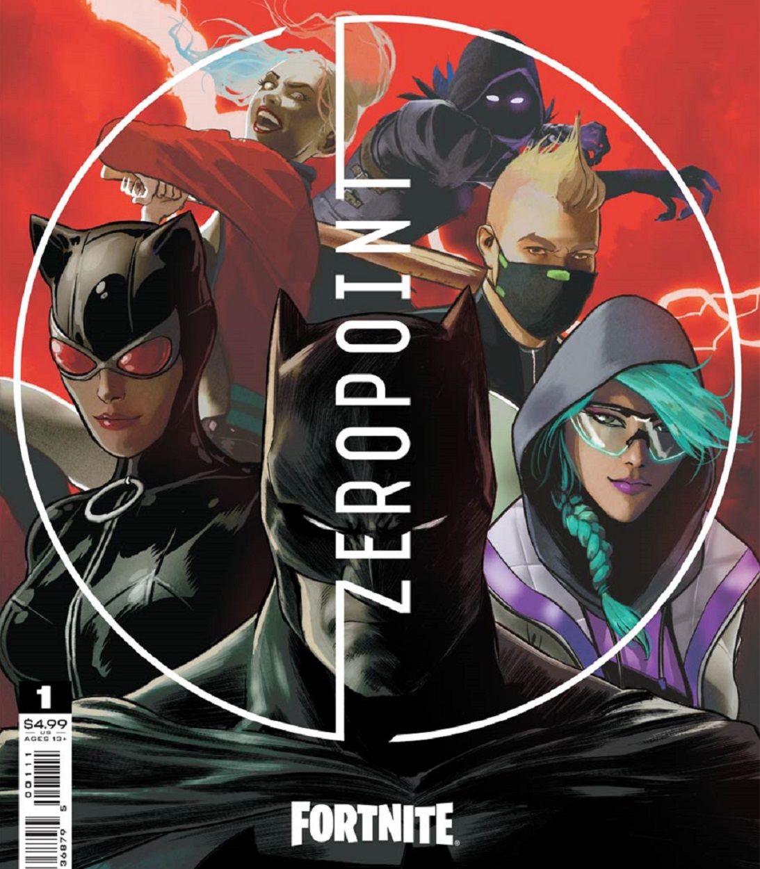 Batman vs Fortnite Zero Point #1 Main Cover