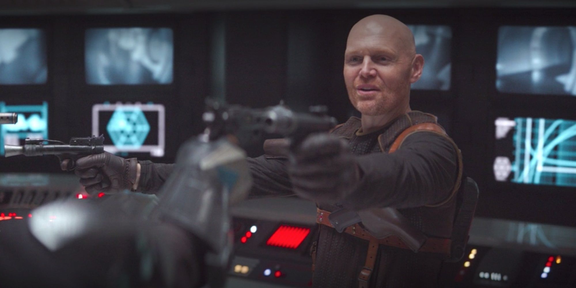 Bill Burr as Mayfeld in The Mandalorian