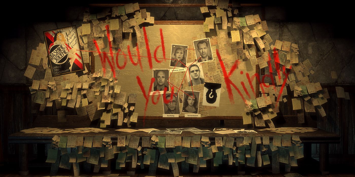 The Would You Kindly board from BioShock
