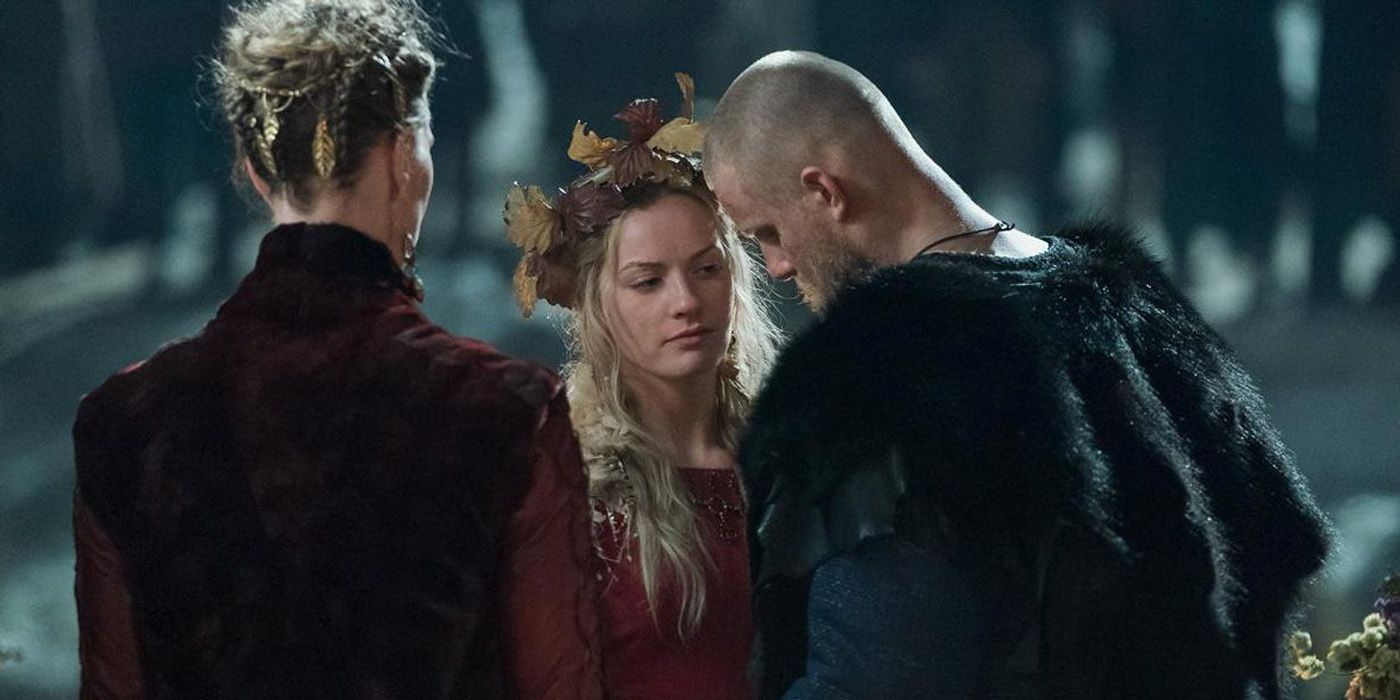 Bjorn marries Ingrid with Gunnhild's blessing in Vikings