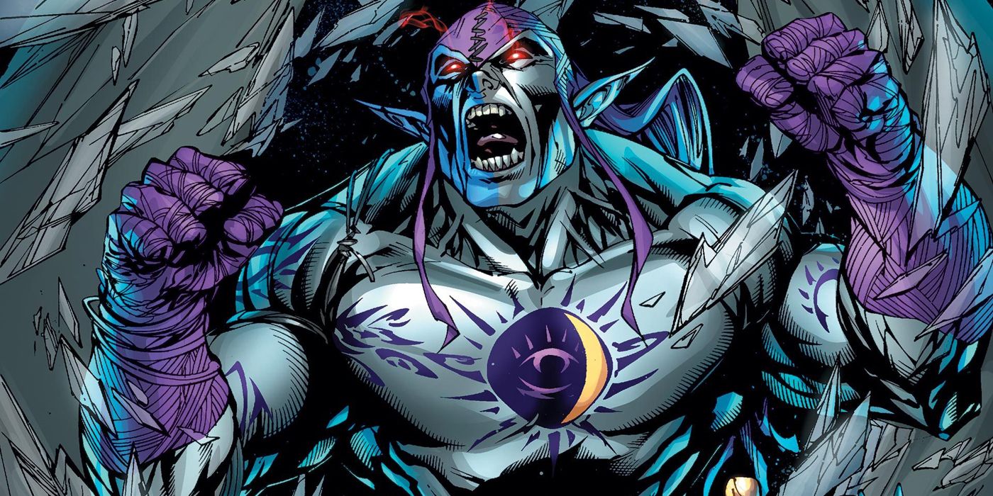 The powerful Eclipso, as seen in the comics